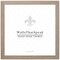 12x12 Farmhouse Essentials 1.25 Inch Wood Moulding, Wall Display Frame for Art, Posters, or Photos by wallsthatspeak